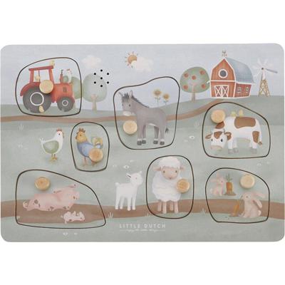 Little Dutch Tiamo little farm geluiden puzzel fsc