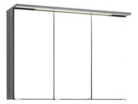 HELD Badkamer spiegelkast Bologna 3D (LED-inbouwlamp, Donkergrijs, Breedte: 90 cm) - thumbnail