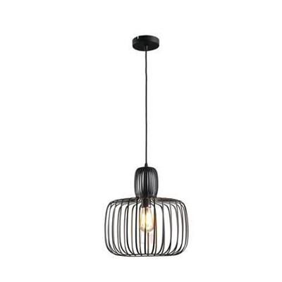 Freelight Hanglamp Costola Ø 35 cm zwart