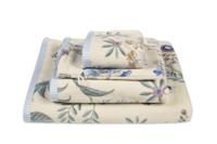 Pip Studio Pip Studio Secret Garden handdoek WitBlauw 55x100 cm - thumbnail