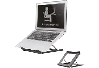 Neomounts NSLS075BLACK Laptopstandaard In hoogte verstelbaar, Kantelbaar - thumbnail