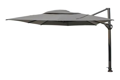 4 Seasons Outdoor | Hacienda Zweefparasol 300 x 400 cm | Charcoal 4 Seasons Outdoor | Hacienda Zweefparasol 300 x 400 cm | Charcoal
