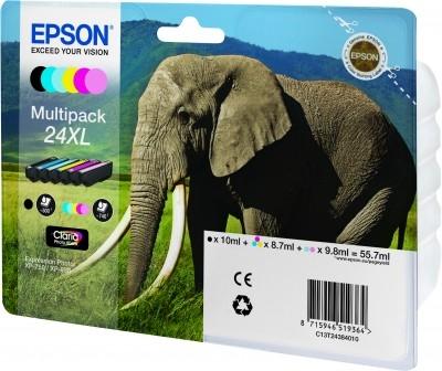 Huismerk Epson 24XL (T2438) Inktcartridges Multipack (zwart + 5 kleuren) Huismerk Epson 24XL (T2438) Inktcartridges Multipack (zwart + 5 kleuren)