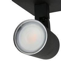 Steinhauer GU10 opbouwspotPoints noirs 2-lichts - 3060ZW - thumbnail