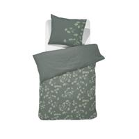 Cinderella Viridi Dekbedovertrek - 1-persoons (140x200/220 Cm + 1 Sloop) - Katoen - Dark Green - thumbnail