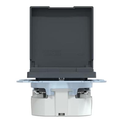 Merten MEG2311-0414 Wandcontactdoos System M Antraciet 1 stuk(s)