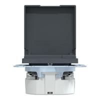 Merten MEG2311-0414 Wandcontactdoos System M Antraciet 1 stuk(s) - thumbnail