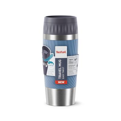 Tefal Travel Mug Easy Twist Isoleerbeker 0.36L Blauw