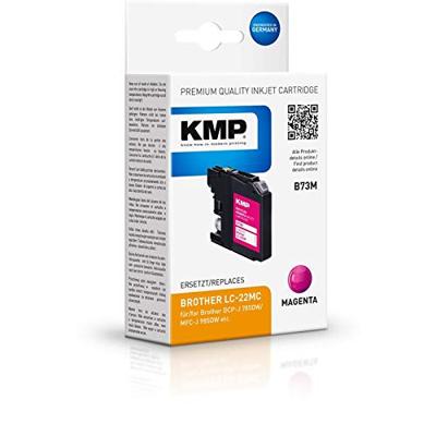 KMP Inktcartridge vervangt Brother LC-22UM Compatibel Magenta B73M 1536,4006