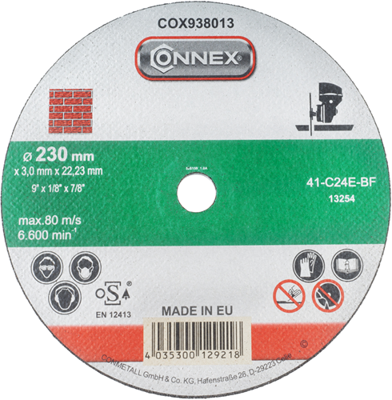 Connex slijpschijf steen 230mm - cox938013 Connex slijpschijf steen 230mm - cox938013