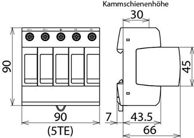 DEHN 952514 DG M PV2 SCI 1000 Overspanningsafleider 12.5 kA 1 stuk(s)