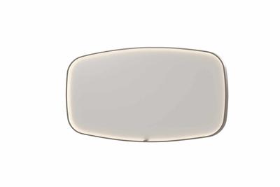 INK SP31 spiegel - 160x4x80cm contour in stalen kader incl dir LED - verwarming - color changing - dimbaar en schakelaar - geborsteld RVS 8409883