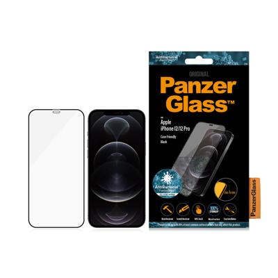 PanzerGlass Edge2Edge 2711 Screenprotector (glas) Apple iPhone 12, iPhone 12 Pro 1 stuk(s) Anti-vingerafdruk, Antibacterieel PanzerGlass Edge2Edge 2711 Screenprotector (glas) Apple iPhone 12, iPhone 12 Pro 1 stuk(s) Anti-vingerafdruk, Antibacterieel