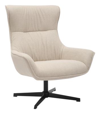 Artistiq Draaifauteuil 'Kevina' Structuurstof, kleur Beige