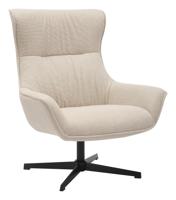 Artistiq Draaifauteuil 'Kevina' Structuurstof, kleur Beige - thumbnail
