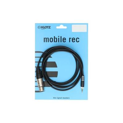 Klotz AU-MFK0300 XLR naar mini jack kabel 3 meter