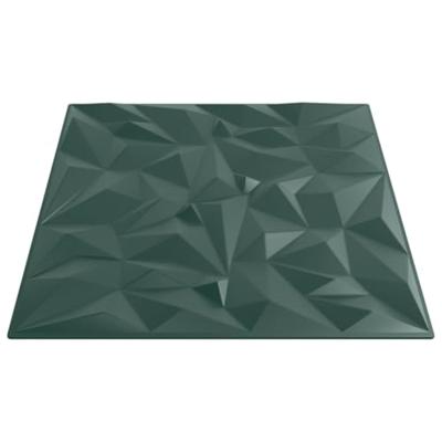 VidaXL 48 st wandpanelen amethist 12 m² 50x50 cm xps groen