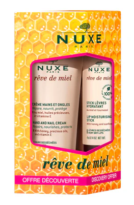 Nuxe Paris Rêve de Miel Giftset | Hands & Lips Nuxe Paris Rêve de Miel Giftset | Hands & Lips