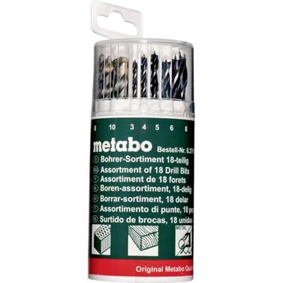 Metabo Borencassette, 18 boren hout-metaal-steen | 62719 - 627190000