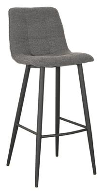 LABEL51 Barkruk Jelt - Grijs - Boucle - Zithoogte 78