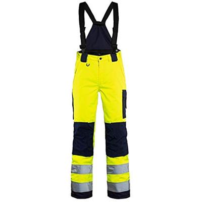 Blåkläder Dames Winterwerkbroek High-Vis 78851977 | High-Vis Geel/Marineblauw | Maat 38 - 7330509551073