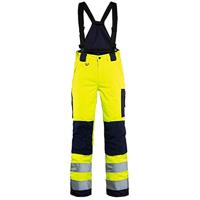 Blåkläder Dames Winterwerkbroek High-Vis 78851977 | High-Vis Geel/Marineblauw | Maat 38 - 7330509551073 - thumbnail