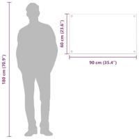 VidaXL Keuken spatscherm donkergrijs 90 x 60 cm gehard glas - thumbnail