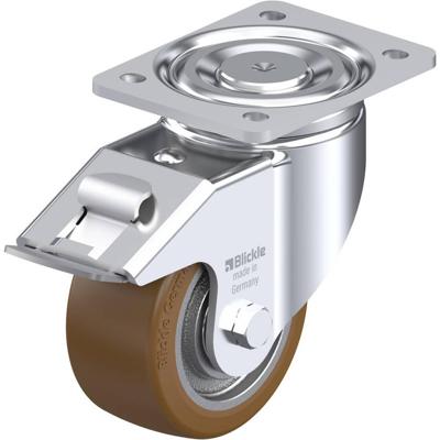 Blickle LH-GB 128K-FI Zwenkwiel met rem Wieldiameter: 125 mm Draagvermogen (max.): 850 kg 1 stuk(s)