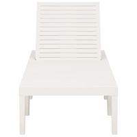 Ligbed kunststof wit - thumbnail