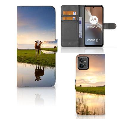 Motorola Moto G32 | Telefoonhoesje | Met pasjeshouder | Koe