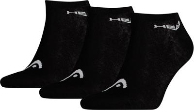 Head 3-pack Unisex Sneaker Sock Black-35-38