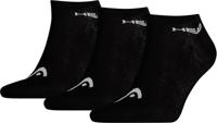 Head 3-pack Unisex Sneaker Sock Black-35-38 - thumbnail