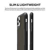 Survivor Endurance - Achterzijde behuizing voor mobiele telefoon - grijs, zwart, rook - voor Apple iPhone 11 Pro Max - thumbnail
