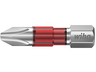 Wiha 42101 Kruis-bit PH 3 Molybdeen-vanadium-staal Gehard 5 stuk(s)