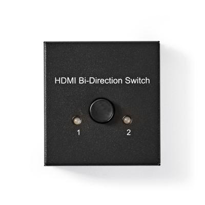 Nedis VSWI3482AT Hdmi™-splitter/switch In Eén 2x Hdmi™-uitgang - 1x Hdmi™-ingang 2x Hdmi™-ingang - 1x Hdmi™-uitgang 4k2k@60fps / Hdcp2.2