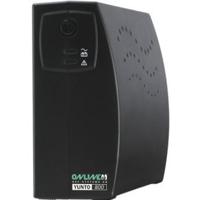 ONLINE USV-Systeme YUNTO 800 Line-Interactive 800VA 3AC-uitgang(en) Compact Zwart UPS - thumbnail