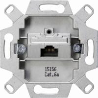 KOPP - UTP RJ45 Stopcontact - Wandcontactdoos - Inbouw - 1-voudig UTP CAT6 1x8P Afgeschermd - thumbnail