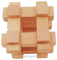 Eureka houten breinpuzzels extreme, 4st. - thumbnail