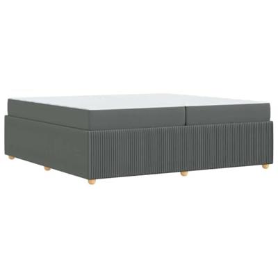 Bedframe Anders Donkergrijs 200 x 200 cm Stof