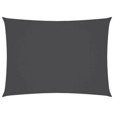 Zonnescherm rechthoekig 2,5x4,5 m oxford stof antracietkleurig