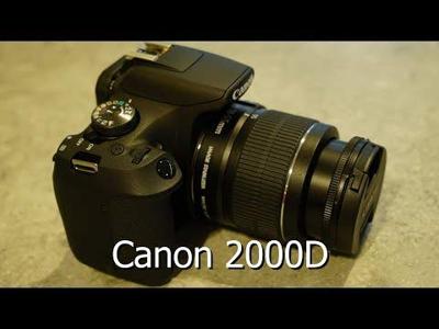 Canon EOS 2000D 18-55 IS + 50 1.8S