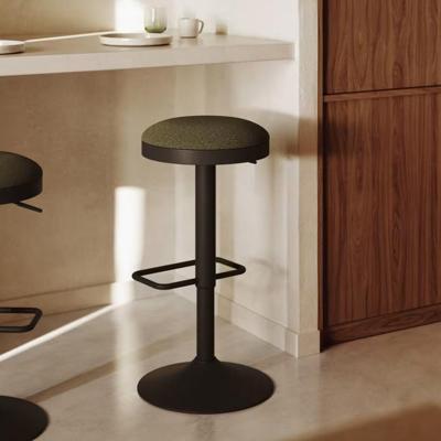 Kave Home Barkruk 'Zaib' Chenille, kleur Groen Kave Home Barkruk 'Zaib' Chenille, kleur Groen