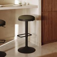 Kave Home Barkruk 'Zaib' Chenille, kleur Groen - thumbnail