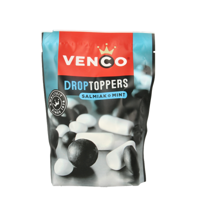 Venco Droptoppers salmiak mint 215 Gram