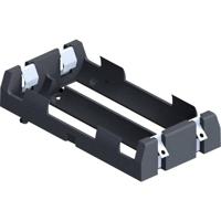 Keystone Electronics 1047 Batterijhouder Aantal cellen: 2 18650 Soldeeraansluiting (l x b x h) 77 x 40 x 15 mm - thumbnail