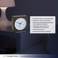 TFA Dostmann 60.1031.10 Kwarts Wekker Grijs, Geel Alarmtijden 1 - thumbnail