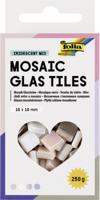 Mozaieksteentjes folia 10x10mm glas iriserend | 4 stuks - thumbnail