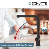 Schutte AQUASTAR PRO drinkwater keukenkraan met filtersysteem | Mat Zwart - 99860 - thumbnail