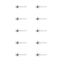 PACK OF 10 NARROW INFLATION NEEDLES PVC ROX - thumbnail