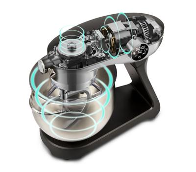 G3 Ferrari G20137 mixer Staande mixer 2300 W Zwart, Roestvrijstaal